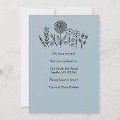 Neue Ankündigung zur Adressverschiebung durch die  (Rückseite)