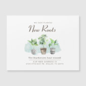 Neue Ankündigung zur Änderung der Adresse (Vorderseite)