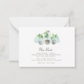 Neue Ankündigung zur Änderung der Roots-Adresse (Rückseite)