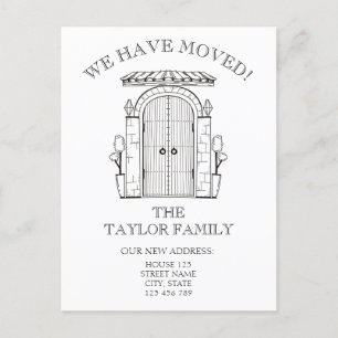 Neue Ankündigung zur Einstiegstür Zuhause