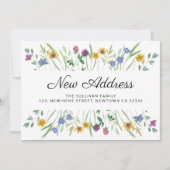 Neue Ankündigung zur Wildblume von Adressen (Vorderseite)