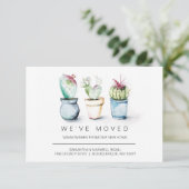 Neue Ankündigung zur Zuhause-Bewegung Wasserfarben (Stehend Vorderseite)