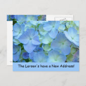 Neue Ankündigungen von Adressenpostkarten Blau (Vorne/Hinten)