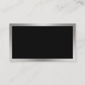 Neue Ankündigungskarte für die schwarze Silber-Adr Begleitkarte (Rückseite)