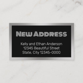 Neue Ankündigungskarte für die schwarze Silber-Adr Begleitkarte