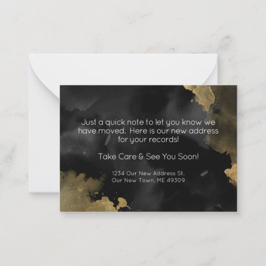 Neue Ankündigungskarte zur Ankündigung der Ansage (Rückseite)