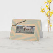 Neue Ankunft Karte (Gelbe Blume)