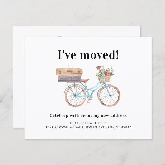 Neue Announcement-Karte zum Verschieben von Adress (Vorne/Hinten)