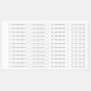 Neue anpassbare Elemente Etiketten