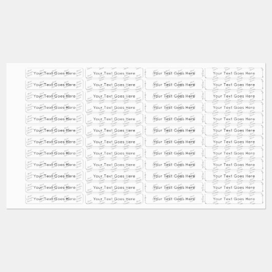 Neue anpassbare Elemente Etiketten (Blatt)