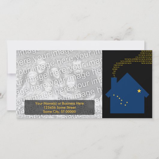 neue Anschrift für Alaska Ankündigung (Vorderseite)