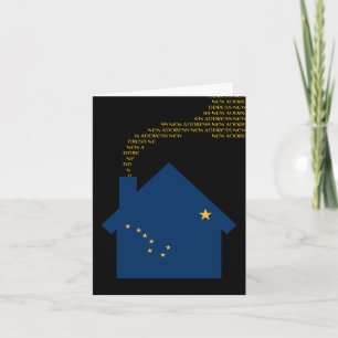 neue Anschrift für Alaska Feiertagskarte