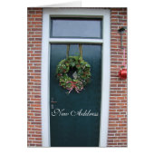 Neue Anschrift Weihnachtskarte (Vorne)