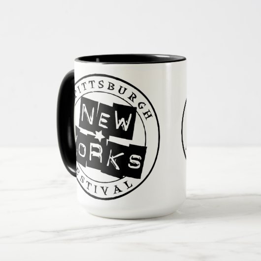 Neue Arbeits-Festival-Kaffee-Tasse Pittsburghs Tasse (Vorderseite Links)