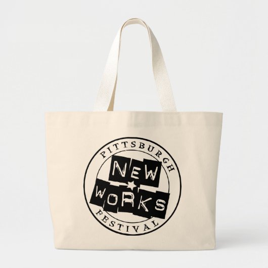 Neue Arbeits-Taschen-Tasche Pittsburghs Jumbo Stoffbeutel (Vorne)