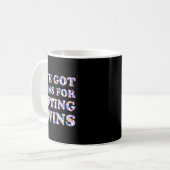 Neue Arme Hebende Zwillinge Mutter Kaffeetasse (Vorderseite Links)
