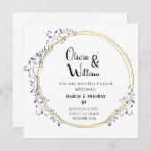 Neue Art Card Einladung Hochzeit (Vorne/Hinten)