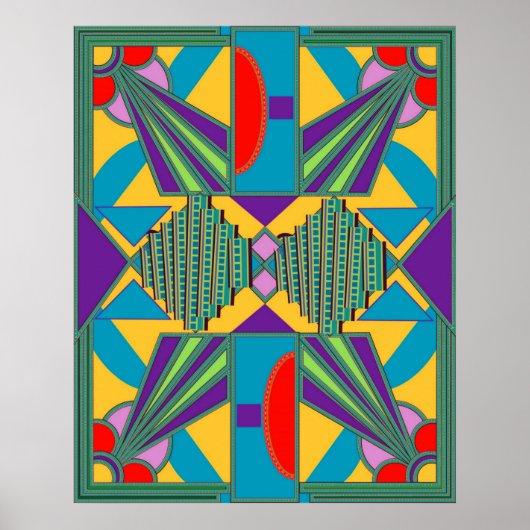 Neue Art Deco Poster Serie 3aP (Vorne)