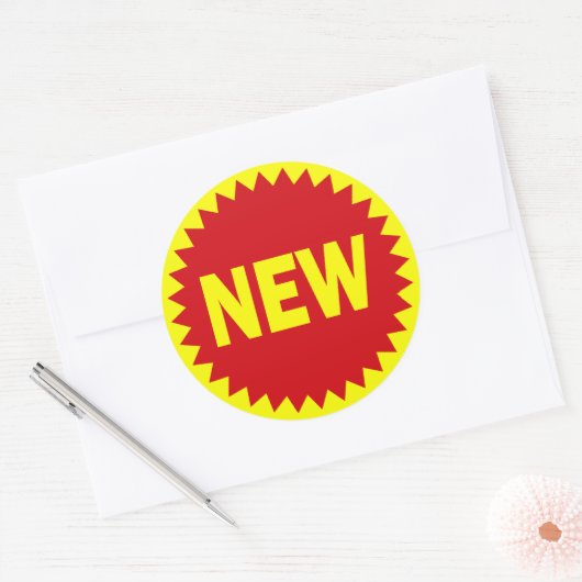 Neue Aufkleber für den Einzelhandel (Umschlag)