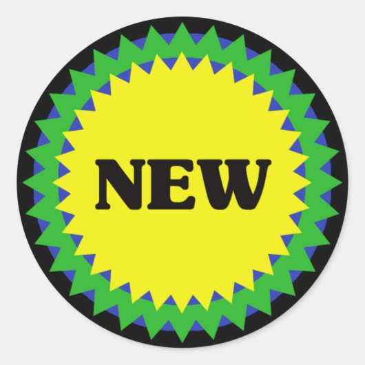 NEUE Aufkleber für den Einzelhandel (Vorderseite)