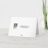 Neue Baby-Ankündigung mit Baseball Karte (Rückseite)