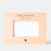 Neue Baby-Ankündigung Ultrasound Foto Rahmen (Vorderseite)
