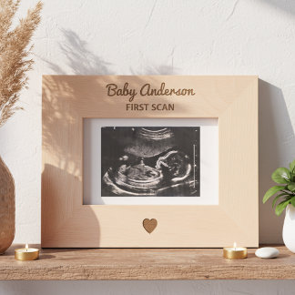 Neue Baby-Ankündigung Ultrasound Foto Rahmen