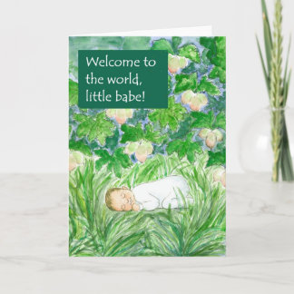 Neue Baby-Begrüßungskarte Karte