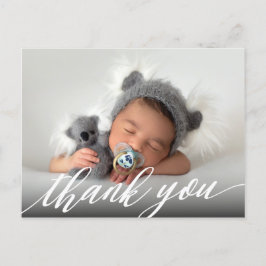 Neue Baby Birth Ankündigung Danke Postcard Postkarte