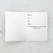 Neue Baby Boy Ankündigung mit Baby, Carriage, Hund (Innenseite)