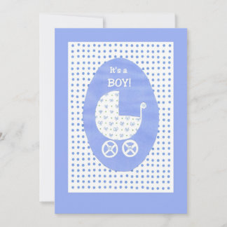 Neue Baby Boy Announcement Card - individuell anpa Ankündigung