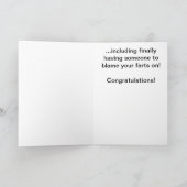 Neue Baby Boy Card Karte (Innenseite)