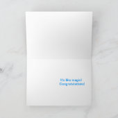 Neue Baby Boy Gratulations Card Karte (Innenseite)