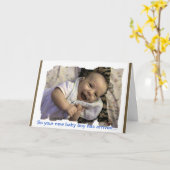 Neue Baby Boy Gratulations Card Karte (Gelbe Blume)