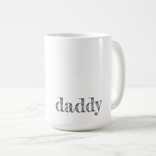 Neue Baby DADDY Moderne Typografie Väter Tag Freud Kaffeetasse