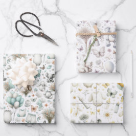 Neue Baby-Dusche, Junge, Mädchen, neutral, Geschenkpapier Set