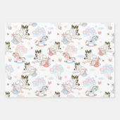 Neue Baby-Dusche Mama und Baby Geschenkpapier Set (Vorderseite 2)