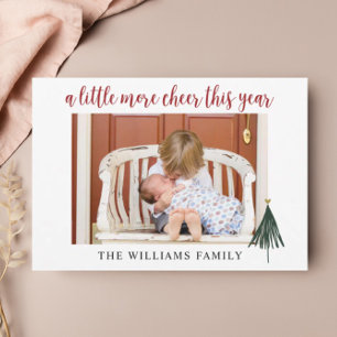 Neue Baby Family Foto Weihnachtskarte Dankeskarte