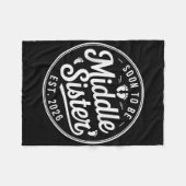 Neue Baby-Feierlichkeiten bald als mittelalterlich Fleecedecke (Vorderseite (Horizontal))