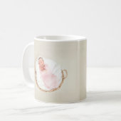 Neue Baby Foto Geschenk Kaffee Tasse (Vorderseite Links)