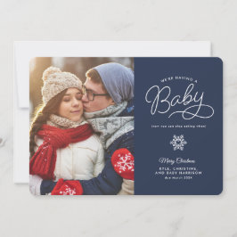 Neue Baby Funny Christmas Pregnancy Ankündigung