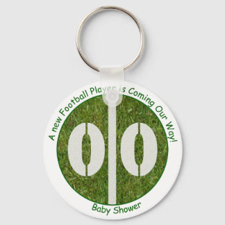 Neue Baby-Fußball-Spieler-Babyparty Schlüsselanhänger