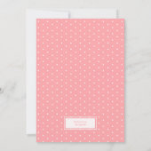 Neue Baby Girl Foto Vorlage begrüßen (Rückseite)