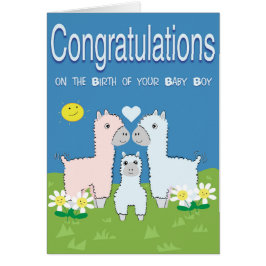 Neue Baby-Glückwunsch-Karte