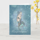 Neue Baby-Glückwunsch-neue Karte (Gelbe Blume)