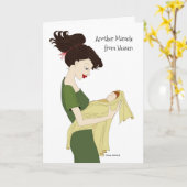 Neue Baby-Glückwunschkarte #2 Karte (Gelbe Blume)