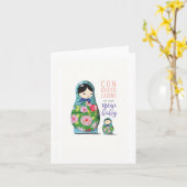 Neue Baby-Glückwunschkarte Karte (Gelbe Blume)