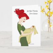 Neue Baby-Gratulationskarte Karte (Gelbe Blume)