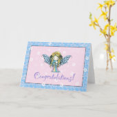 Neue Baby-Gratulationskarte Karte (Gelbe Blume)