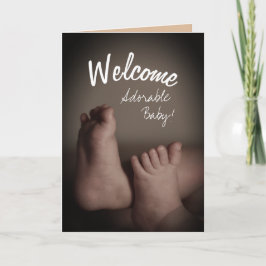 Neue Baby-Grußkarte hinzufügen Karte